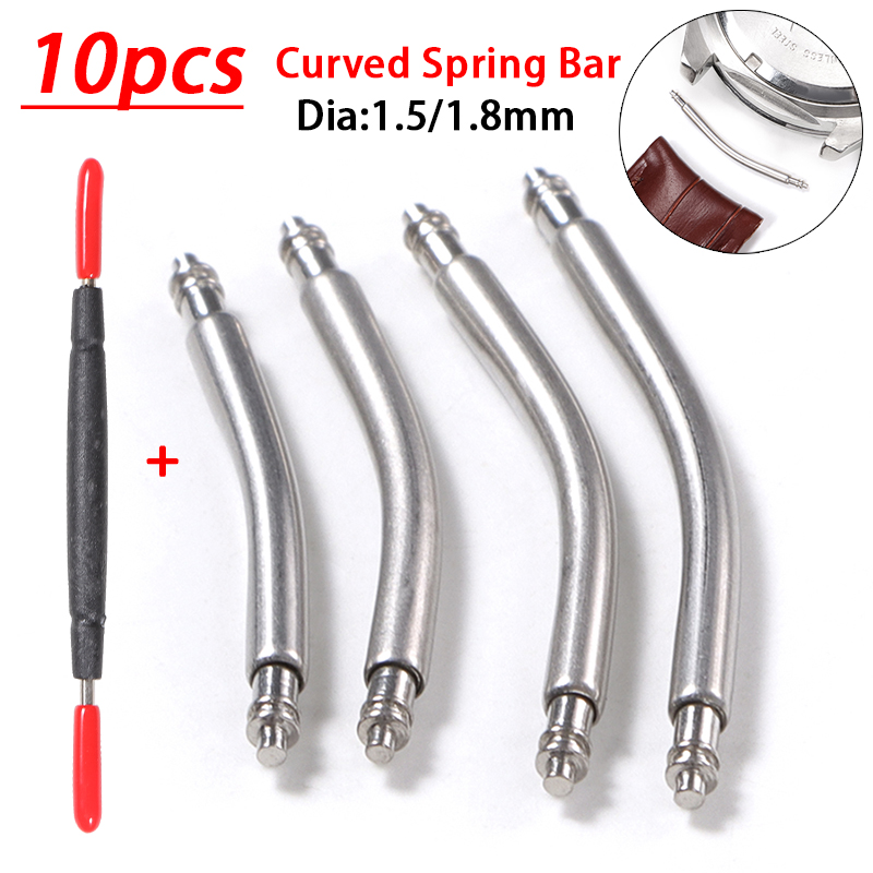 Curved Spring Bar - Kavisli Yaylı Çubuk 18mm 20mm 22mm