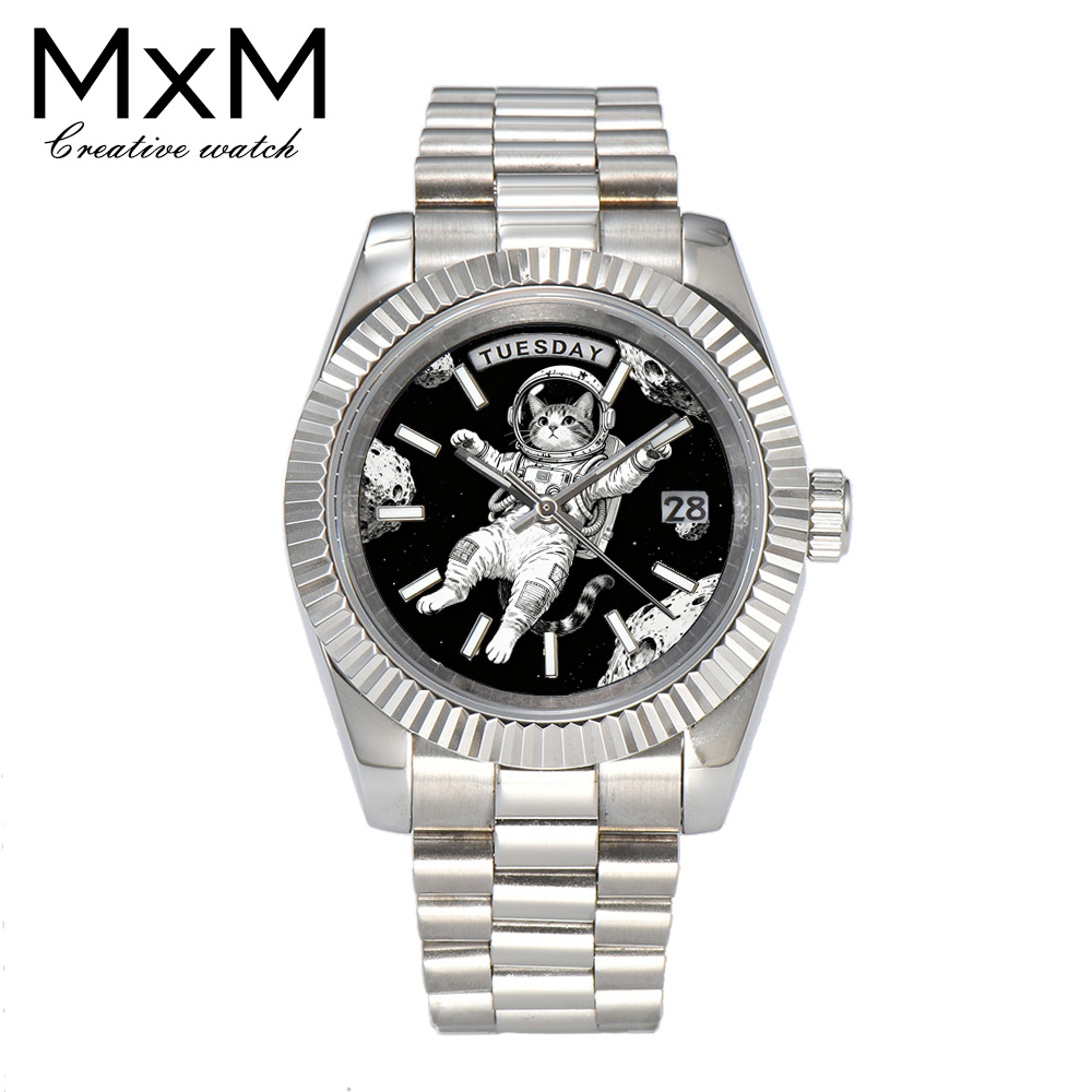 Stainless Bracelet Diver - Yaratıcı erkek saati 40mm/36mm Miyota 8285