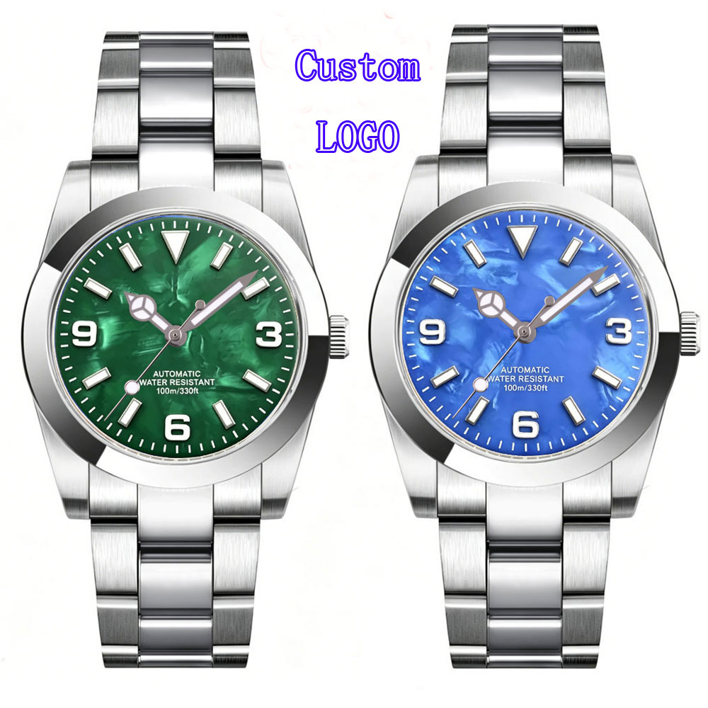 Stainless Bracelet Diver - Özel Logo Saat 36mm 39mm Sedef