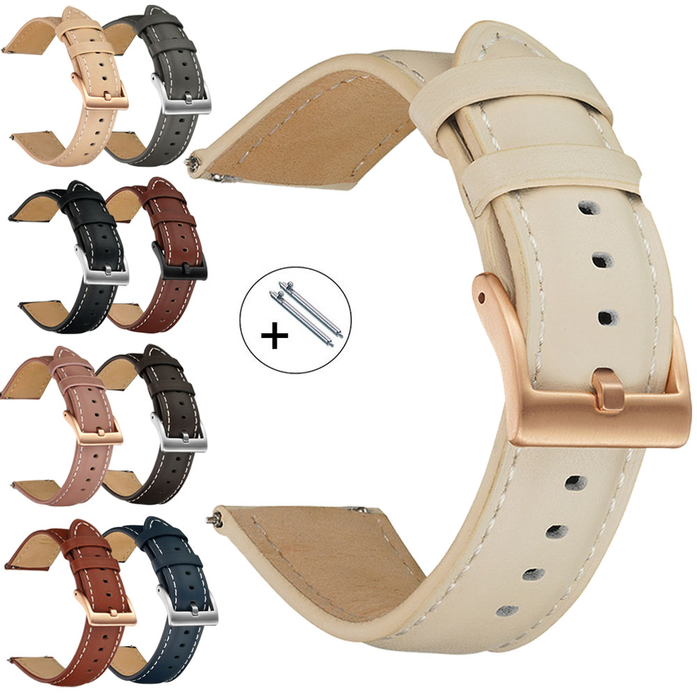 Suede Strap Watch - 14mm 16mm 18mm 20mm 22mm Hakiki