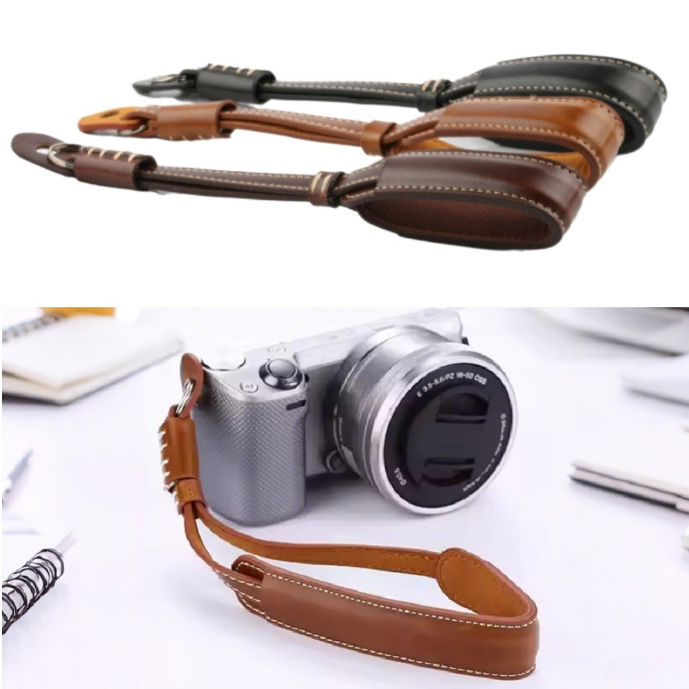 Leather Strap Quick Release - Hızlı Çıkartılabilen Kamera Bilek Kayışı, DSLR