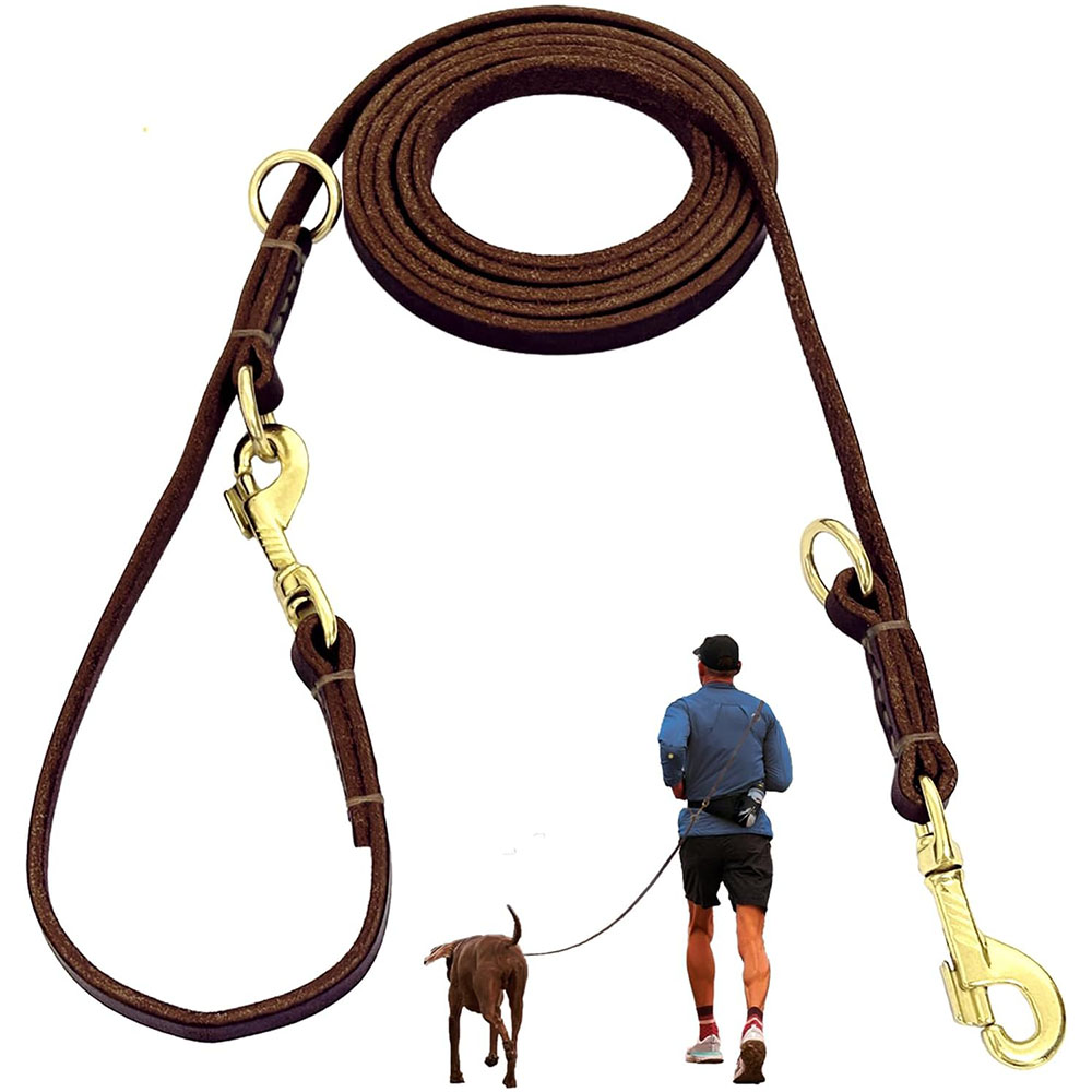 Leather Strap Quick Release - Çok Fonksiyonlu Deri Köpek Tasması Eller