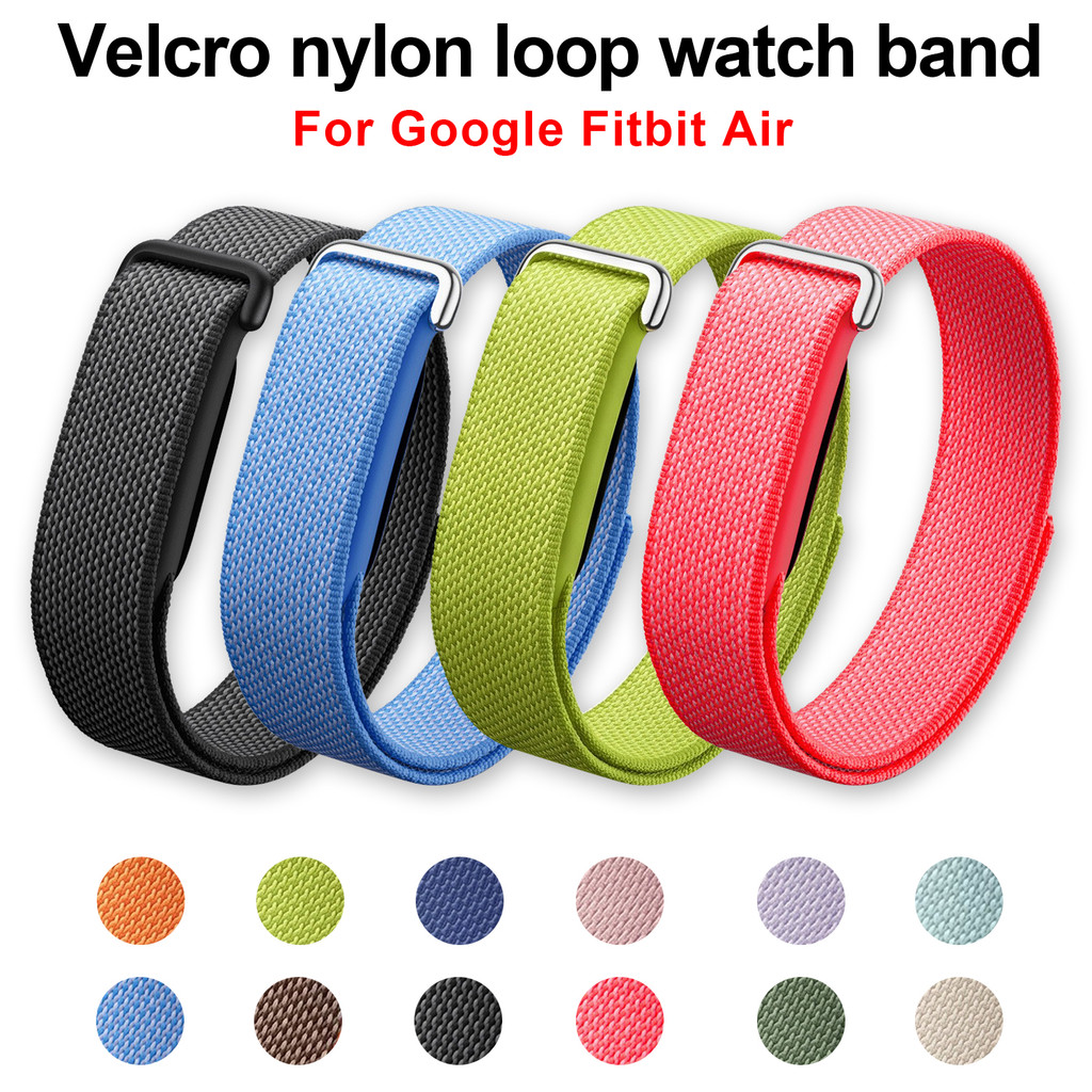 Sport Loop Velcro - Google Fitbit Air için Saat Kayışı