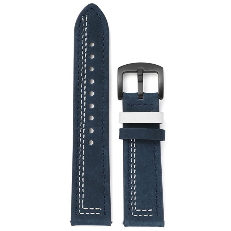 Leather Strap Quick Release - 18mm 20mm 22mm 24mm Huawei Samsung
