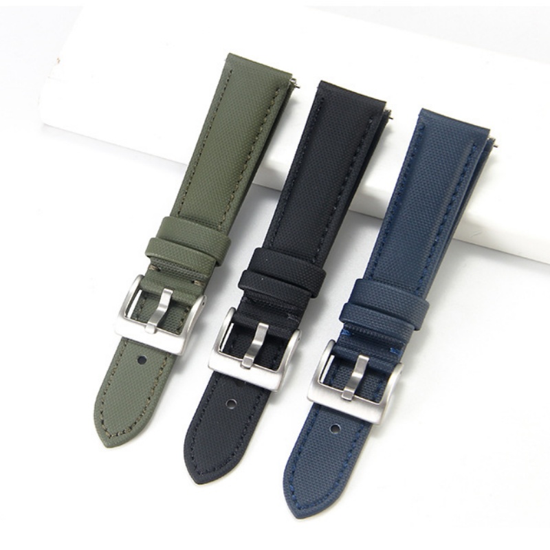Leather Strap Quick Release - 18mm 20mm 22mm Hızlı Çıkartmalı Naylon+Deri