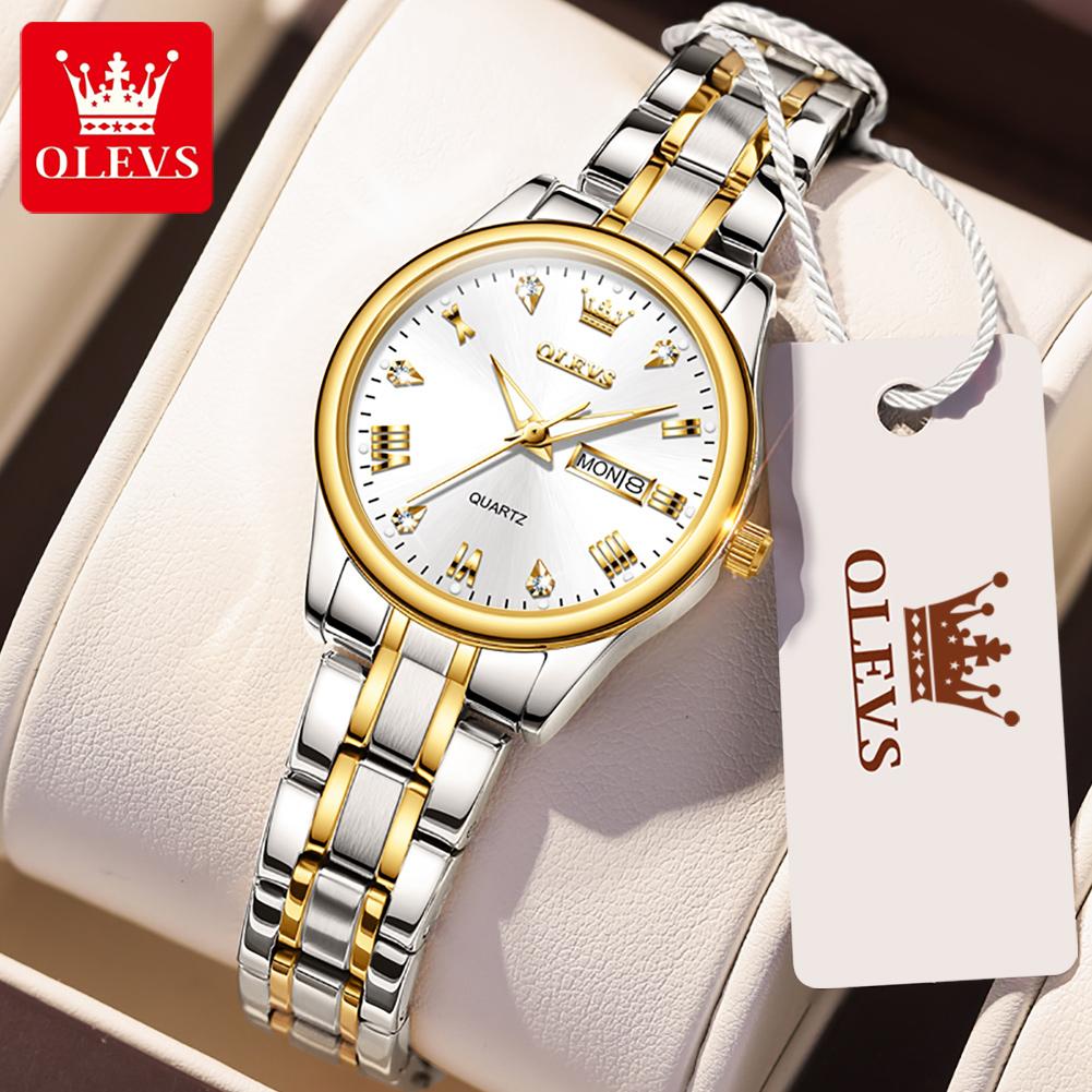 OLEVS 5563 yeni moda kadınlar  - Stainless Bracelet Diver incelemesi ve fiyatı