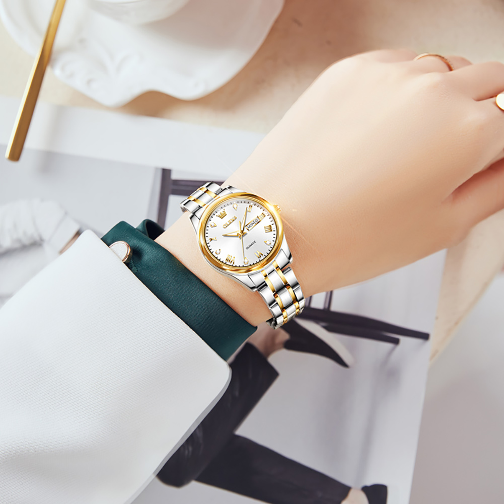 OLEVS 5563 yeni moda kadınlar  - Stainless Bracelet Diver incelemesi ve fiyatı