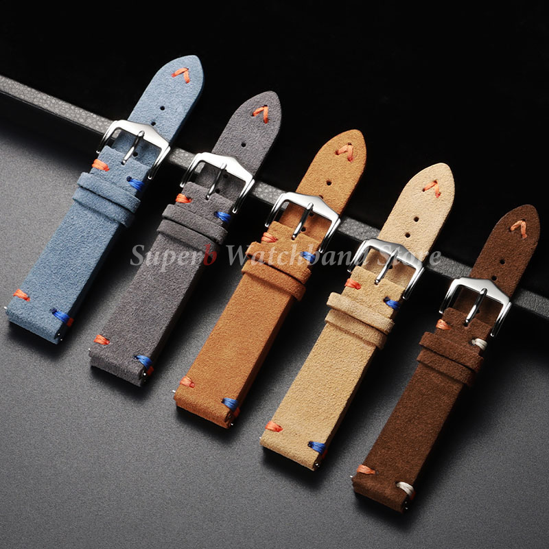 Süet Deri saat kayışı 18mm 20m - Suede Strap Watch incelemesi ve fiyatı