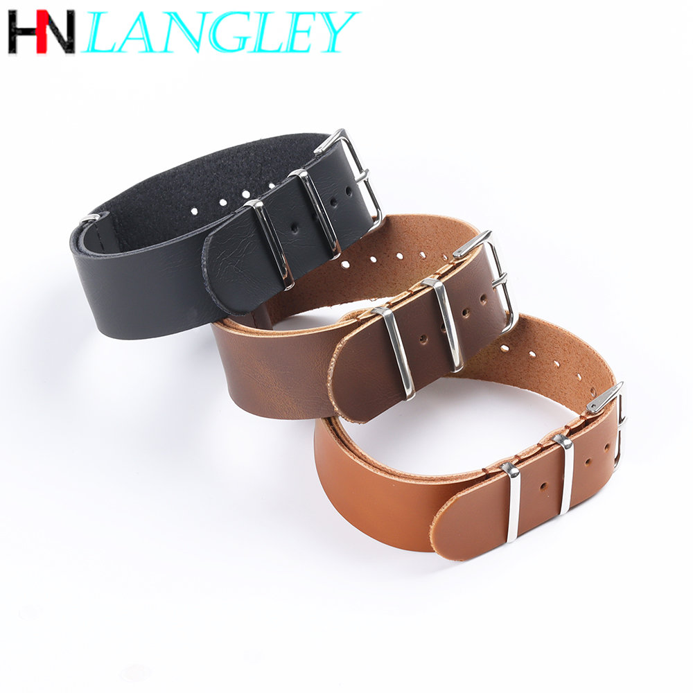 Ultra ince deri saat kayışı ka - Nato Strap Nylon incelemesi ve fiyatı