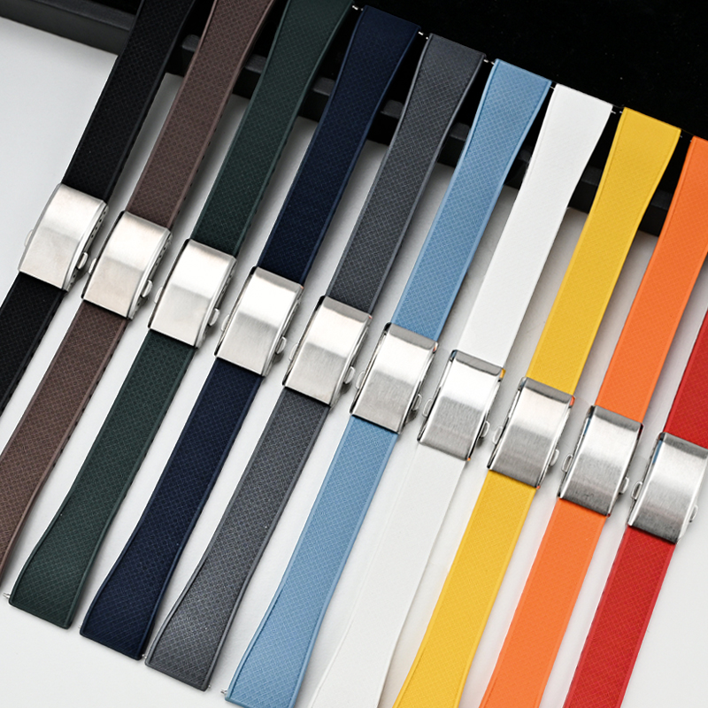 Floro kauçuk saat kayışı FKM T - Suede Strap Watch incelemesi ve fiyatı
