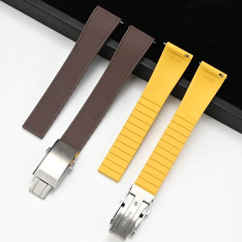 Floro kauçuk saat kayışı FKM T - Suede Strap Watch incelemesi ve fiyatı