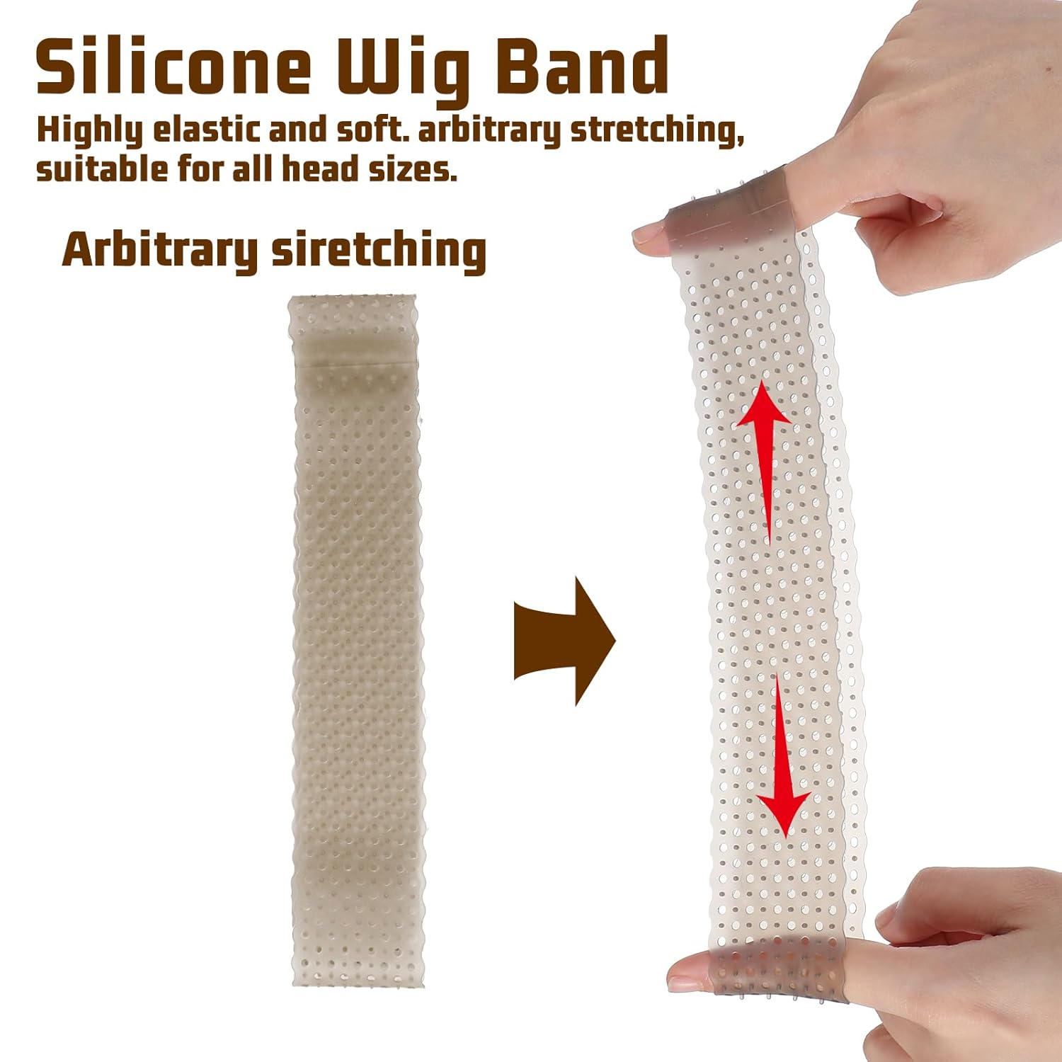 Yeni nefes alan peruk tutucu b - Silicone Band Women incelemesi ve fiyatı