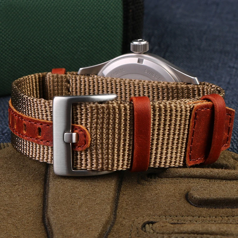 Yüksek kaliteli Naylon 20mm 22 - Nato Strap Nylon incelemesi ve fiyatı