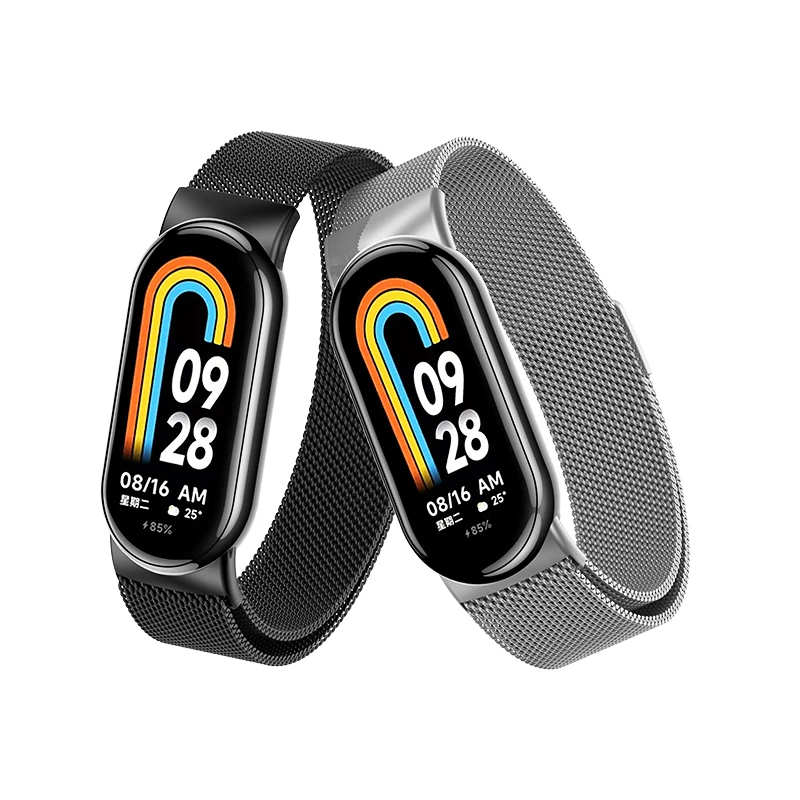 Xiaomi Mi Band 10-9-8 için Mil - Milanese Loop Magnetic incelemesi ve fiyatı