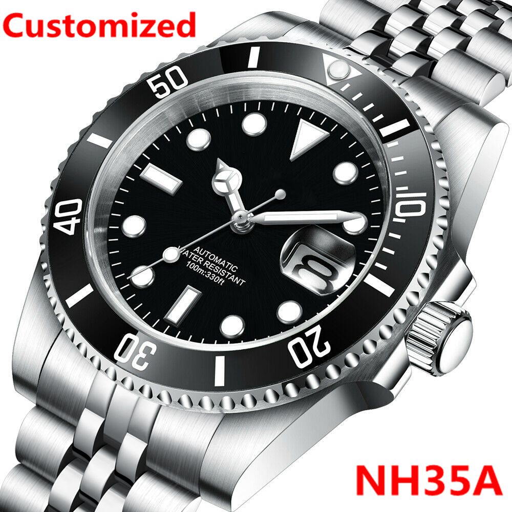 DIY Logo 40 MM Dalış Izle NH35 - Stainless Bracelet Diver incelemesi ve fiyatı