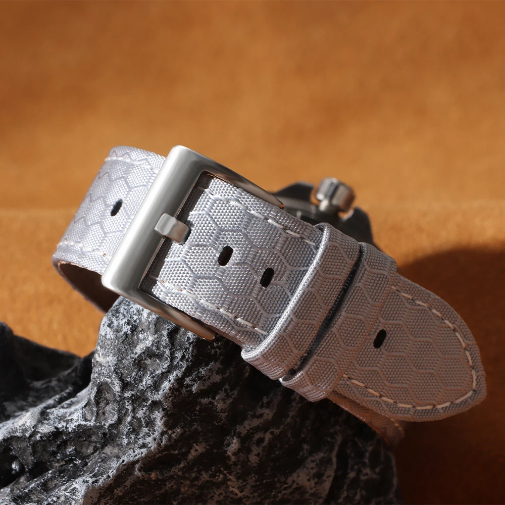 20mm 22mm Pürüzsüz Hakiki Nayl - Perlon Strap Woven incelemesi ve fiyatı