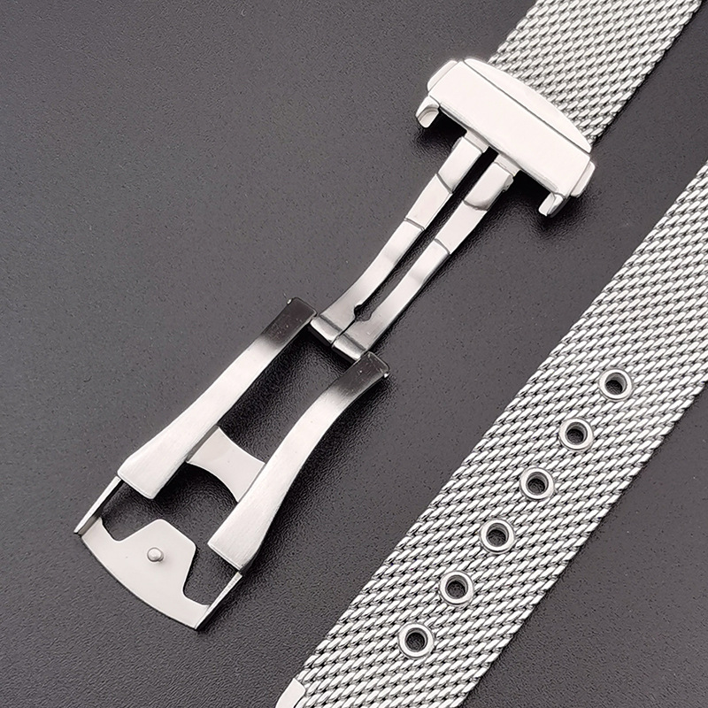 20mm 22mm katı paslanmaz çelik - Mesh Strap Metal incelemesi ve fiyatı