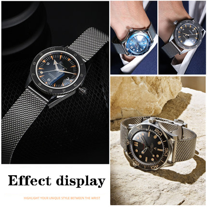 20mm 22mm katı paslanmaz çelik - Mesh Strap Metal incelemesi ve fiyatı