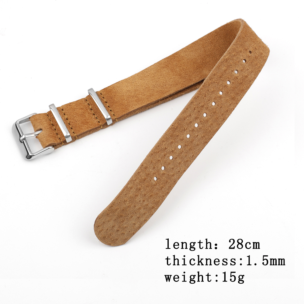 Yumuşak Retro Süet Hakiki Deri - Nato Strap Nylon incelemesi ve fiyatı