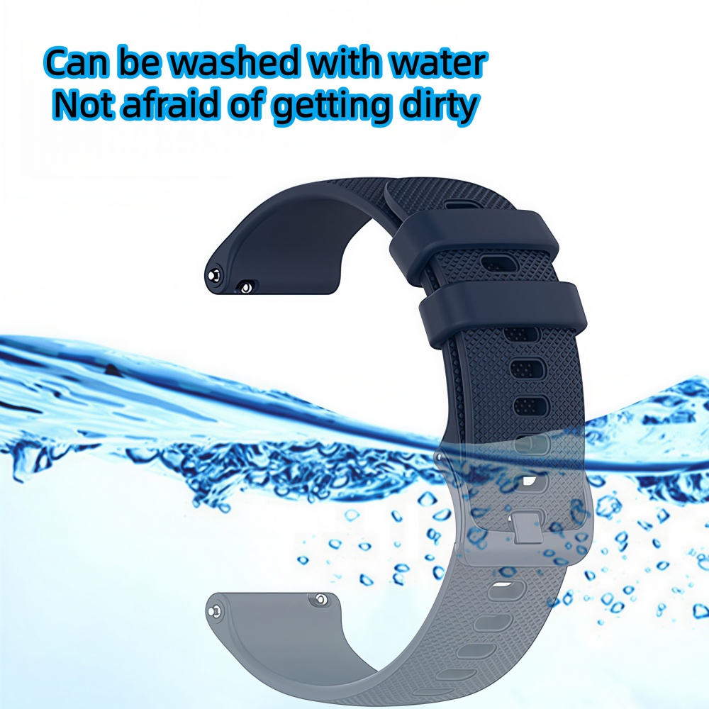 Silikon Hızlı Çıkartılabilir B - Silicone Watch Band 22Mm incelemesi ve fiyatı