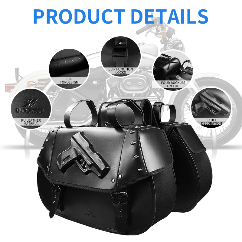 34L Evrensel Motosiklet PU Der - Leather Strap Quick Release incelemesi ve fiyatı