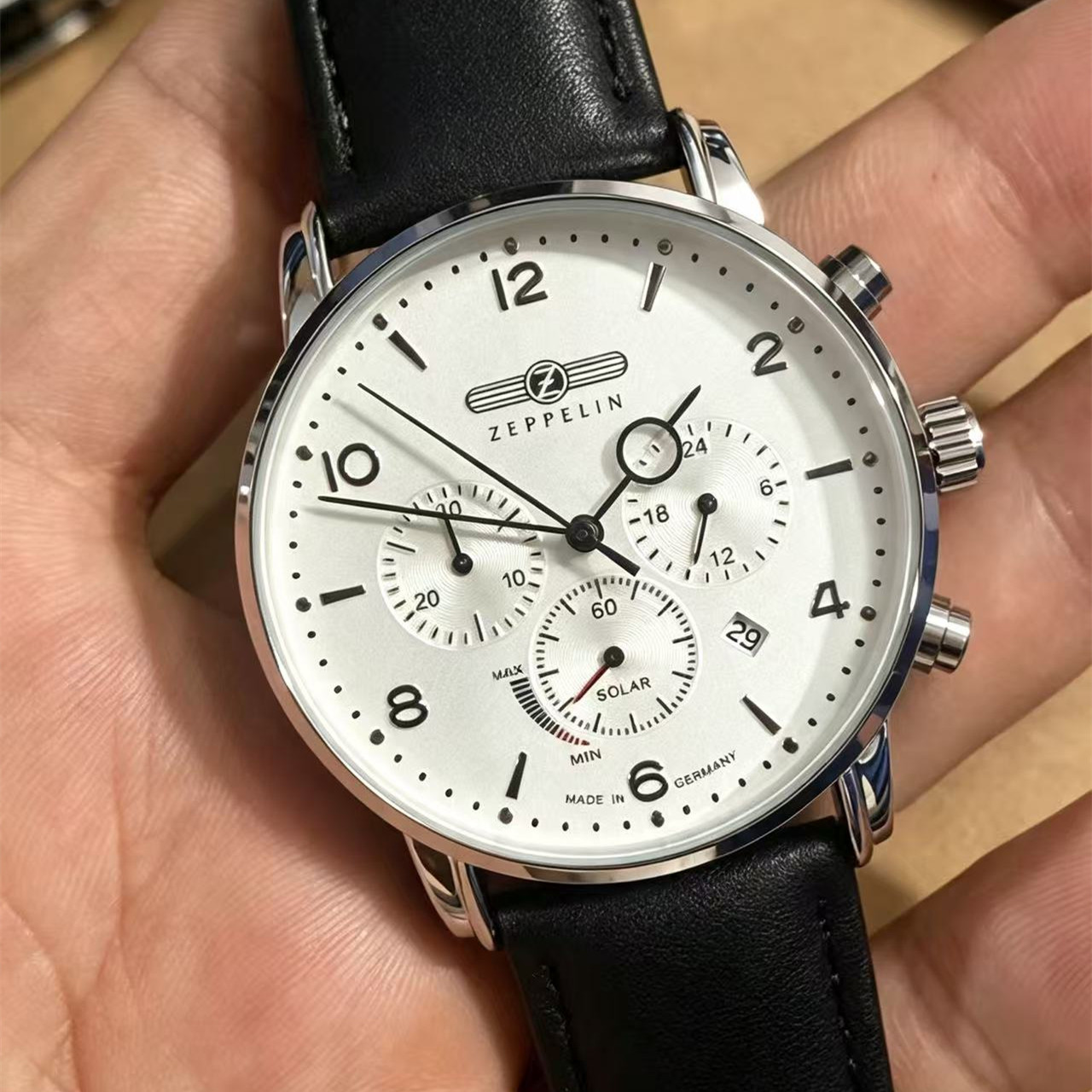 Zeppelin Airship Otomatik Tari - Leather Watch Band Men incelemesi ve fiyatı