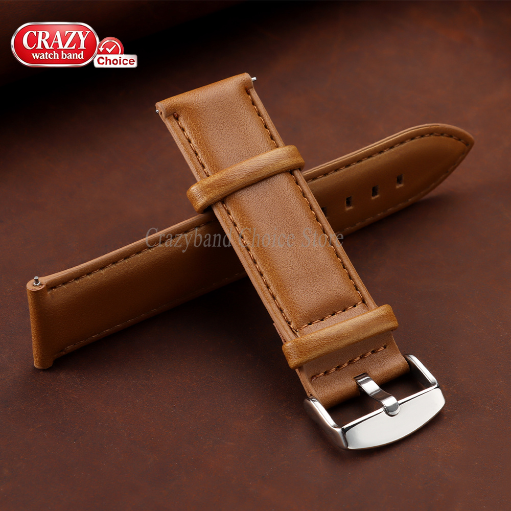 Yağ balmumu inek derisi saat k - Leather Strap Quick Release incelemesi ve fiyatı
