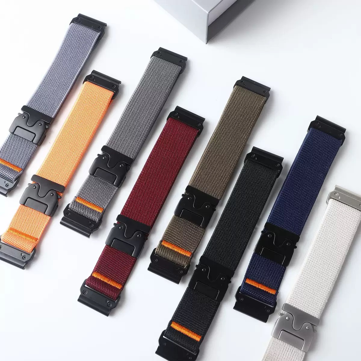 Garmin Fenix 8 47mm 7 Pro 7X 6 - Parachute Strap Elastic incelemesi ve fiyatı