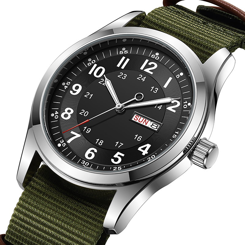 2026 Erkek 42mm Saati Karanlık - Canvas Strap Watch incelemesi ve fiyatı