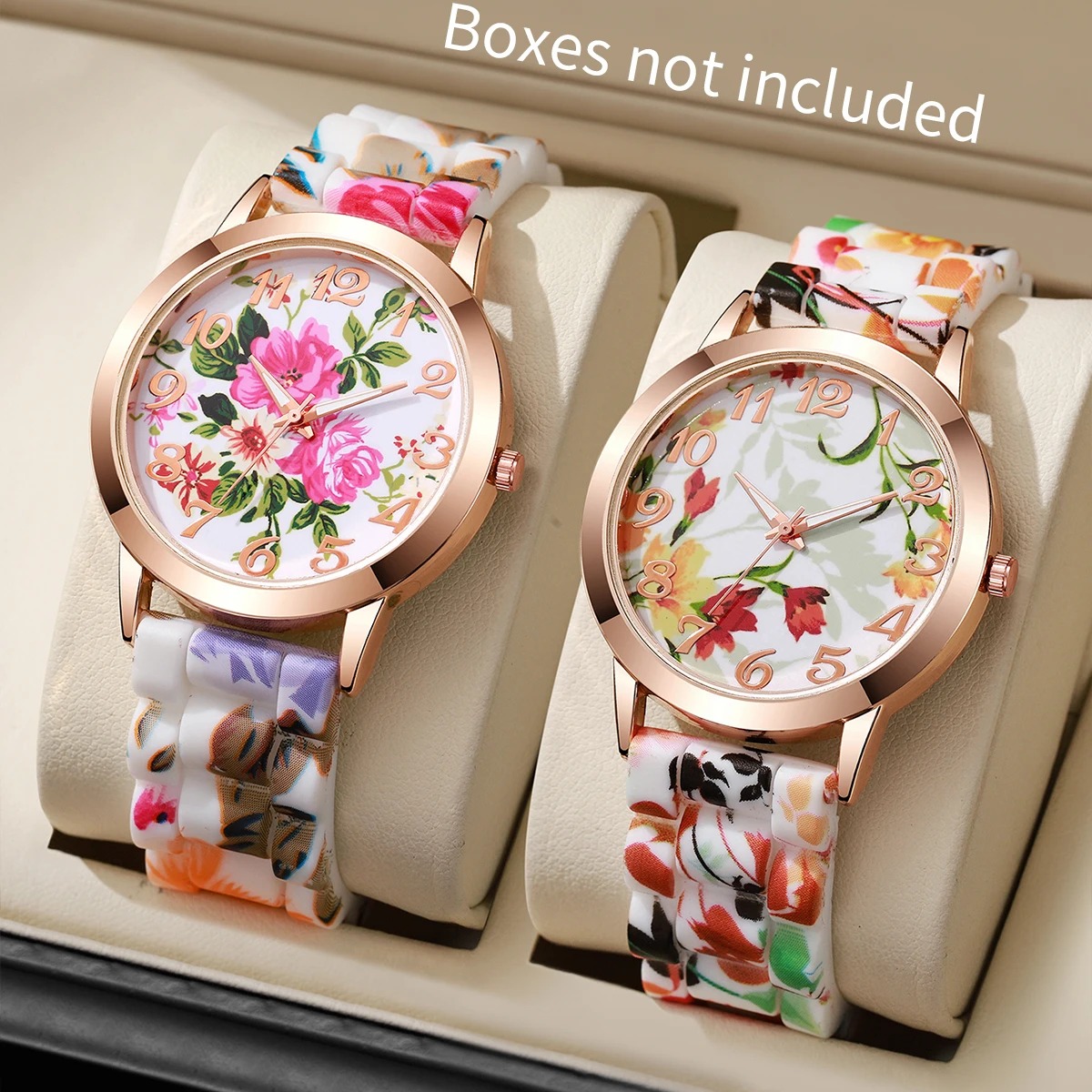 2 adet moda çiçek baskılı kadı - Silicone Band Women incelemesi ve fiyatı