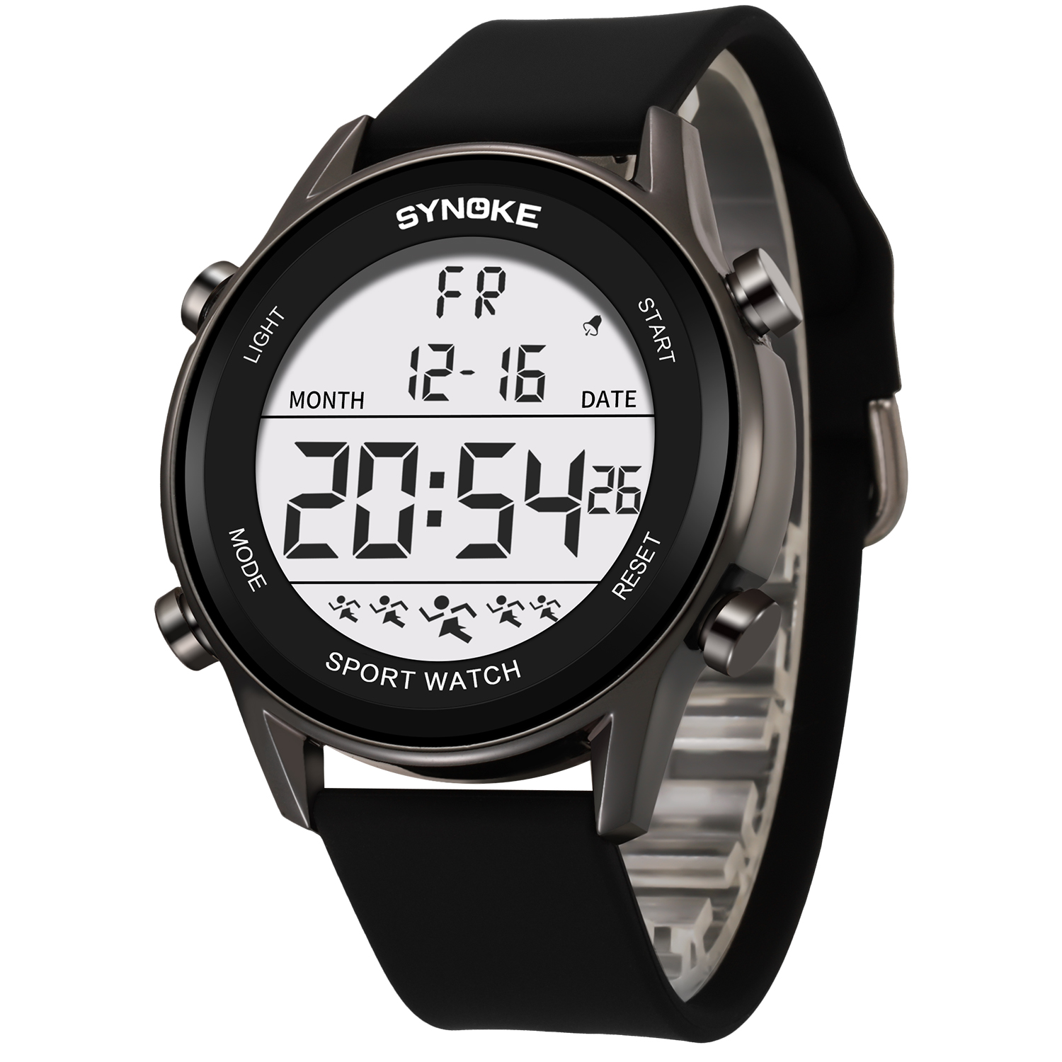 Erkekler için dijital saatler  - Rubber Strap Diver incelemesi ve fiyatı
