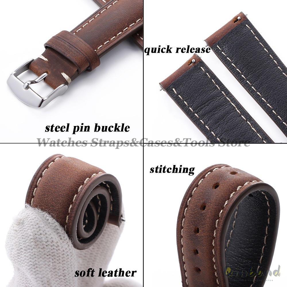 Vintage Dana Derisi Deri saat  - Leather Strap Quick Release incelemesi ve fiyatı