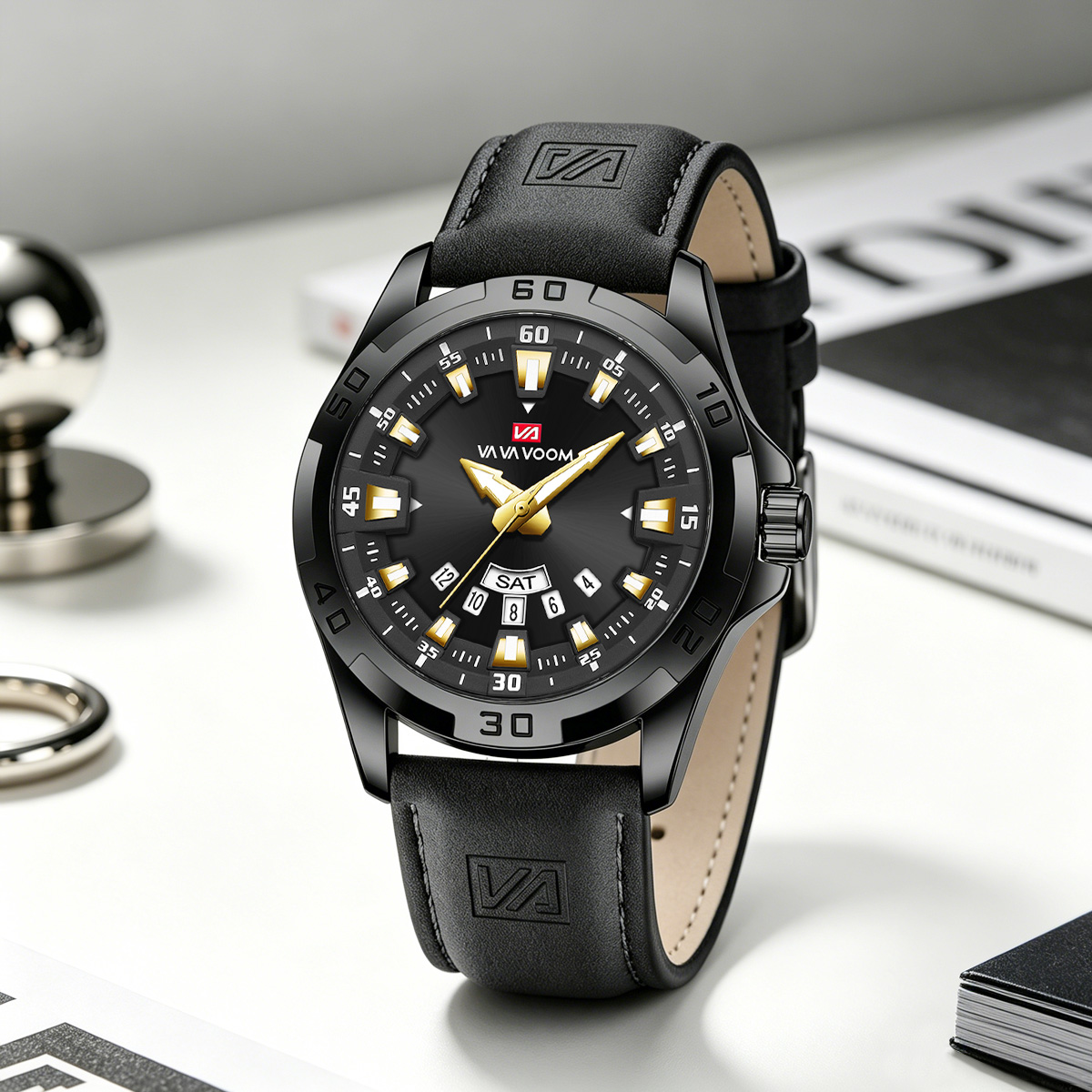 Erkek Saati Siyah Deri Kayış S - Leather Watch Band Men incelemesi ve fiyatı